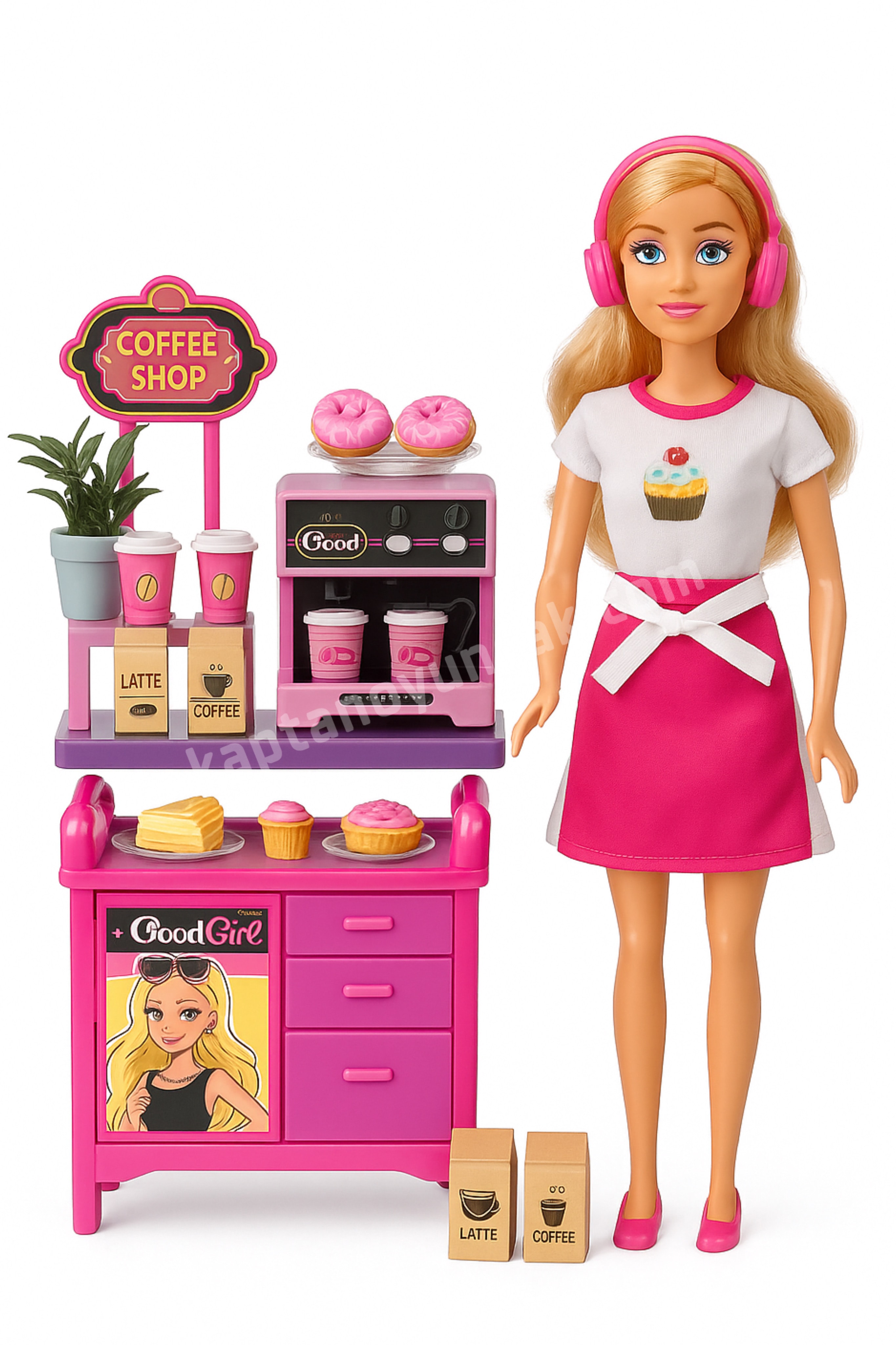 Good Girl Kafe İşleten Bebek Oyun Seti