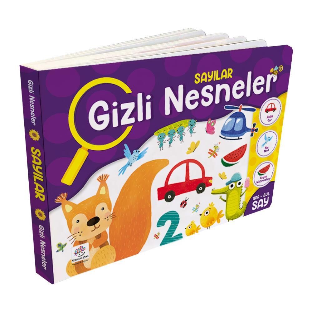 12-36 Ay Gizli Nesneler İlk Etkinlik Kitabım Seti (Sayılar - Renkler)