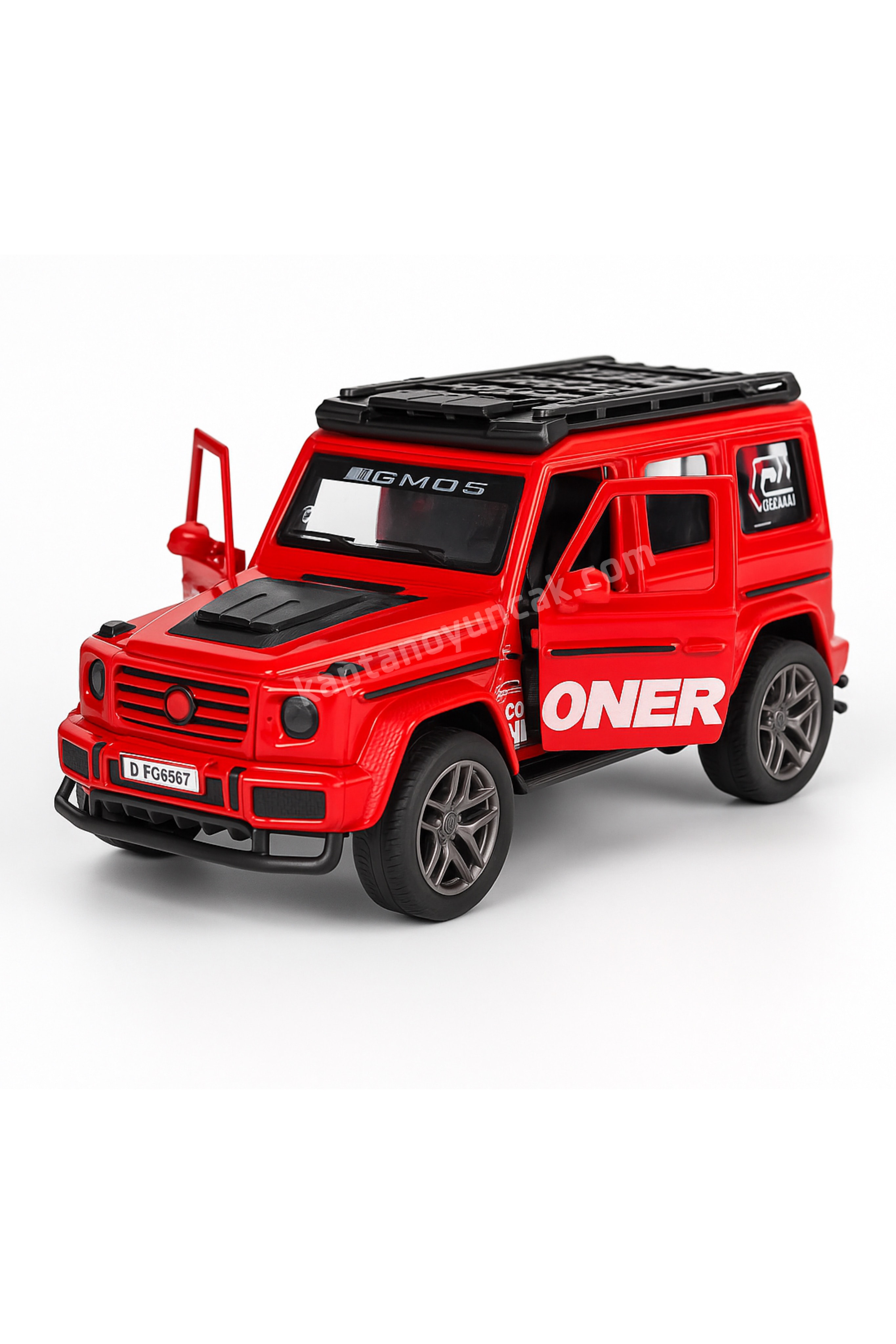Duman Çıkartabilen Sesli Işıklı Sürtmeli Mercedes Off Road Araba