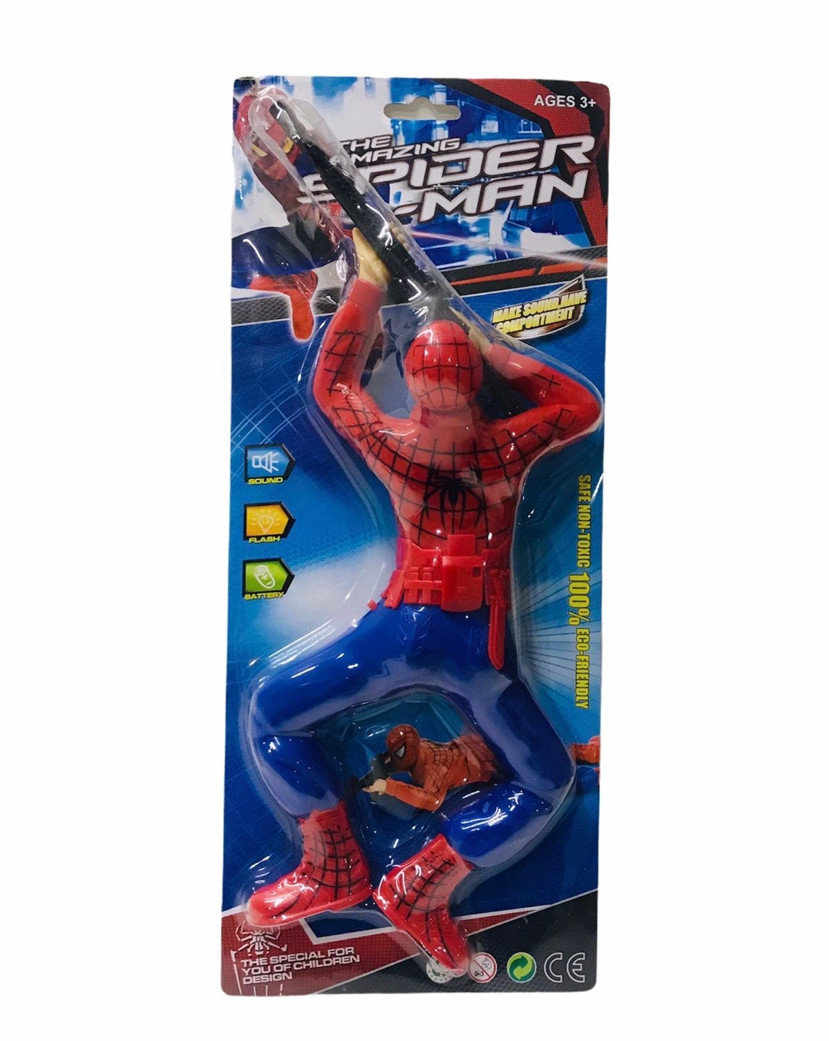 Yerde Sürünen Sesli Asker Örümcek Adam - Spiderman