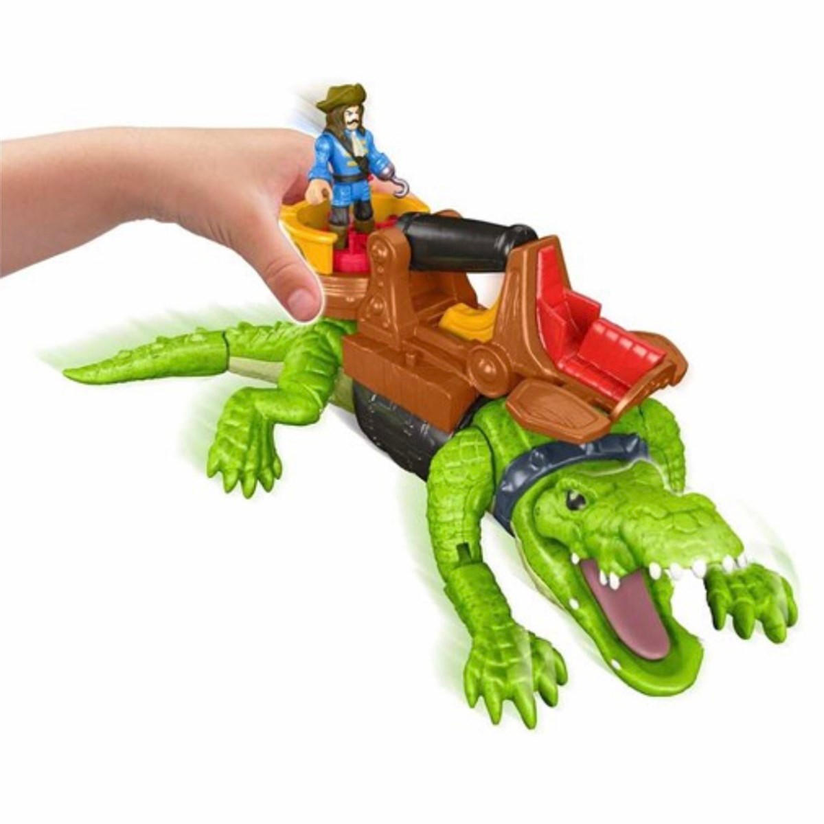 Fisher Price Yürüyen Timsah ve Korsan Hook DHH63