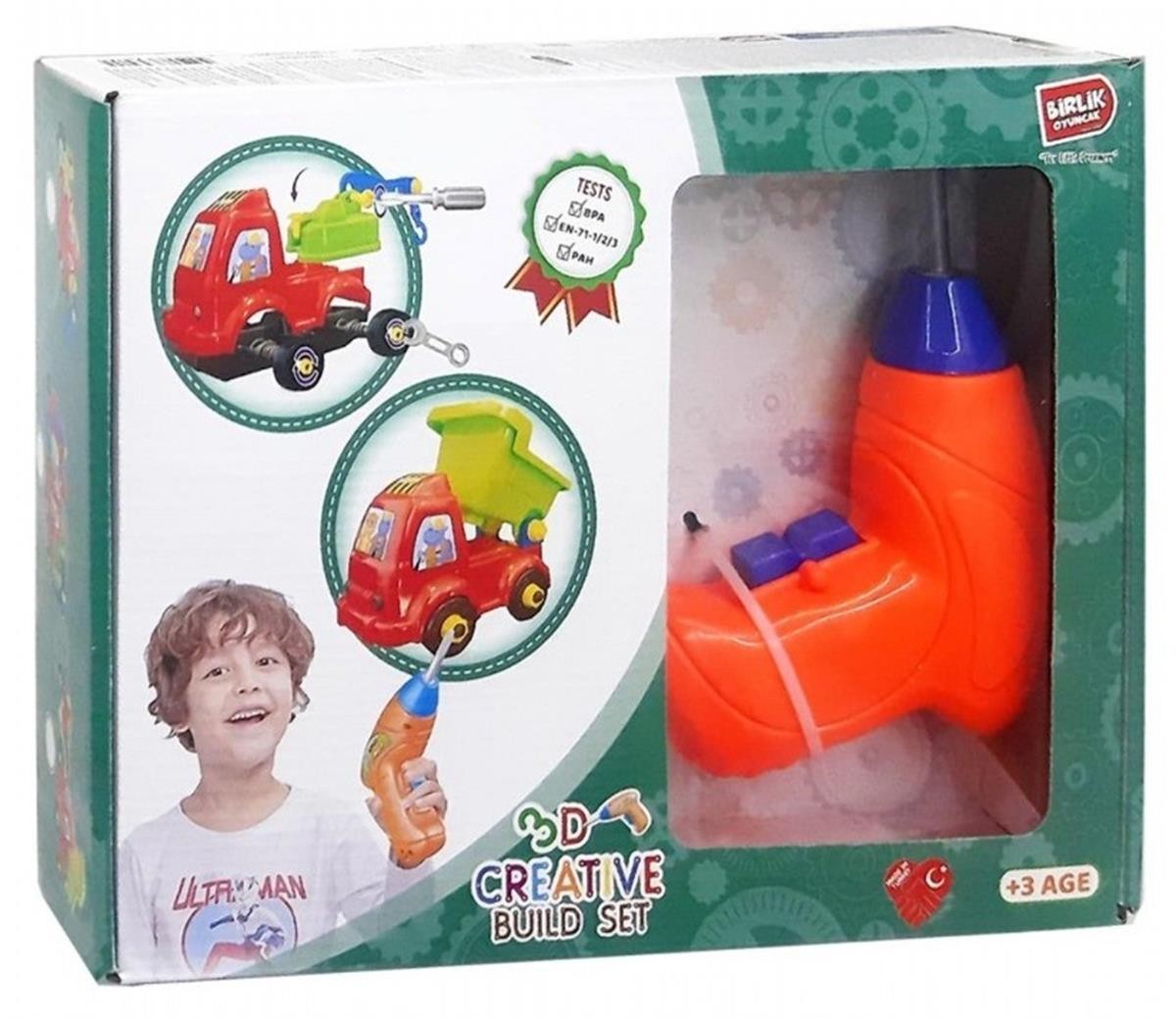 Birlik 3D Pilli Matkap Seti Sök Tak Araçlar