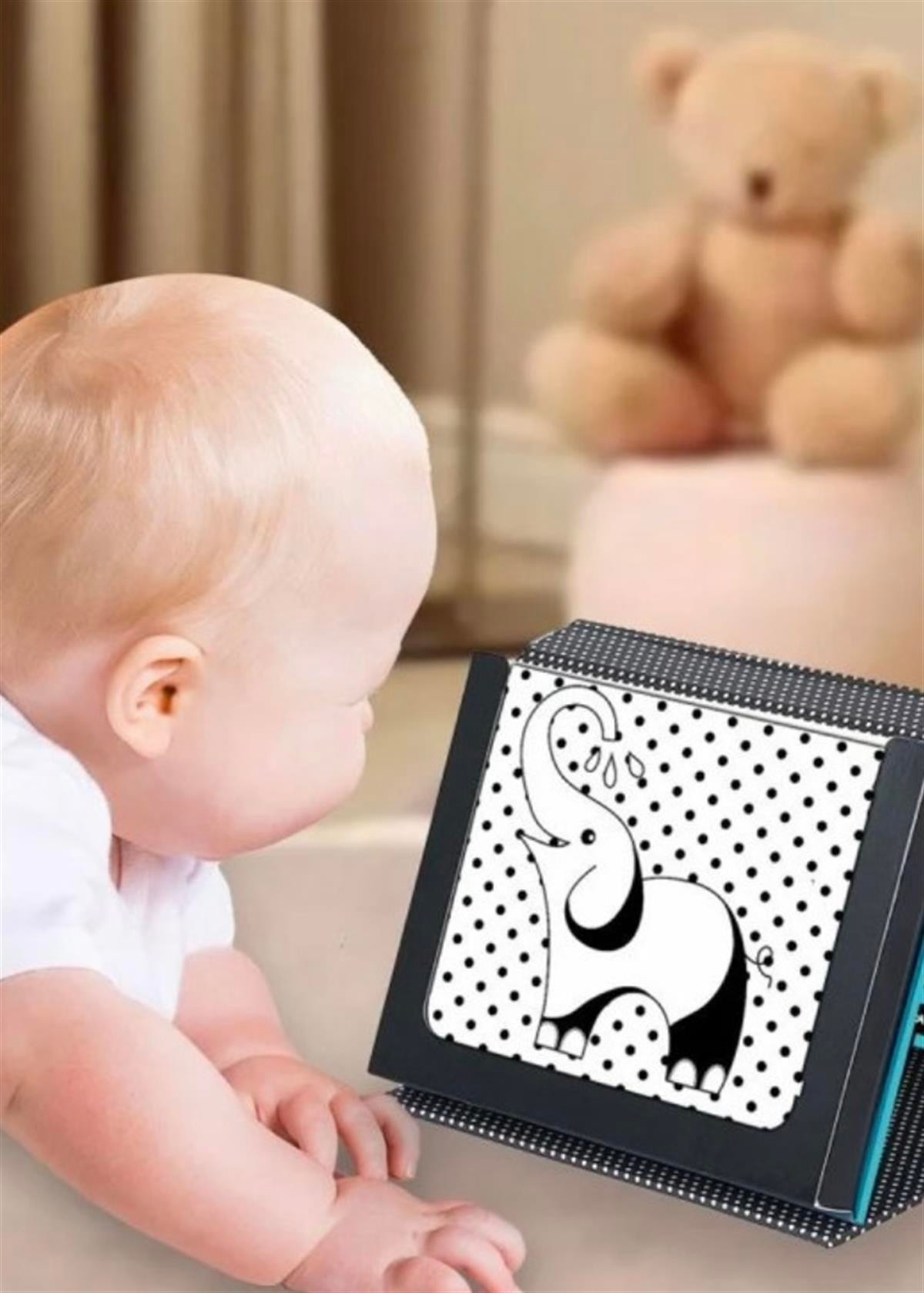 Tummy Time Aynalı Zeka Kartları