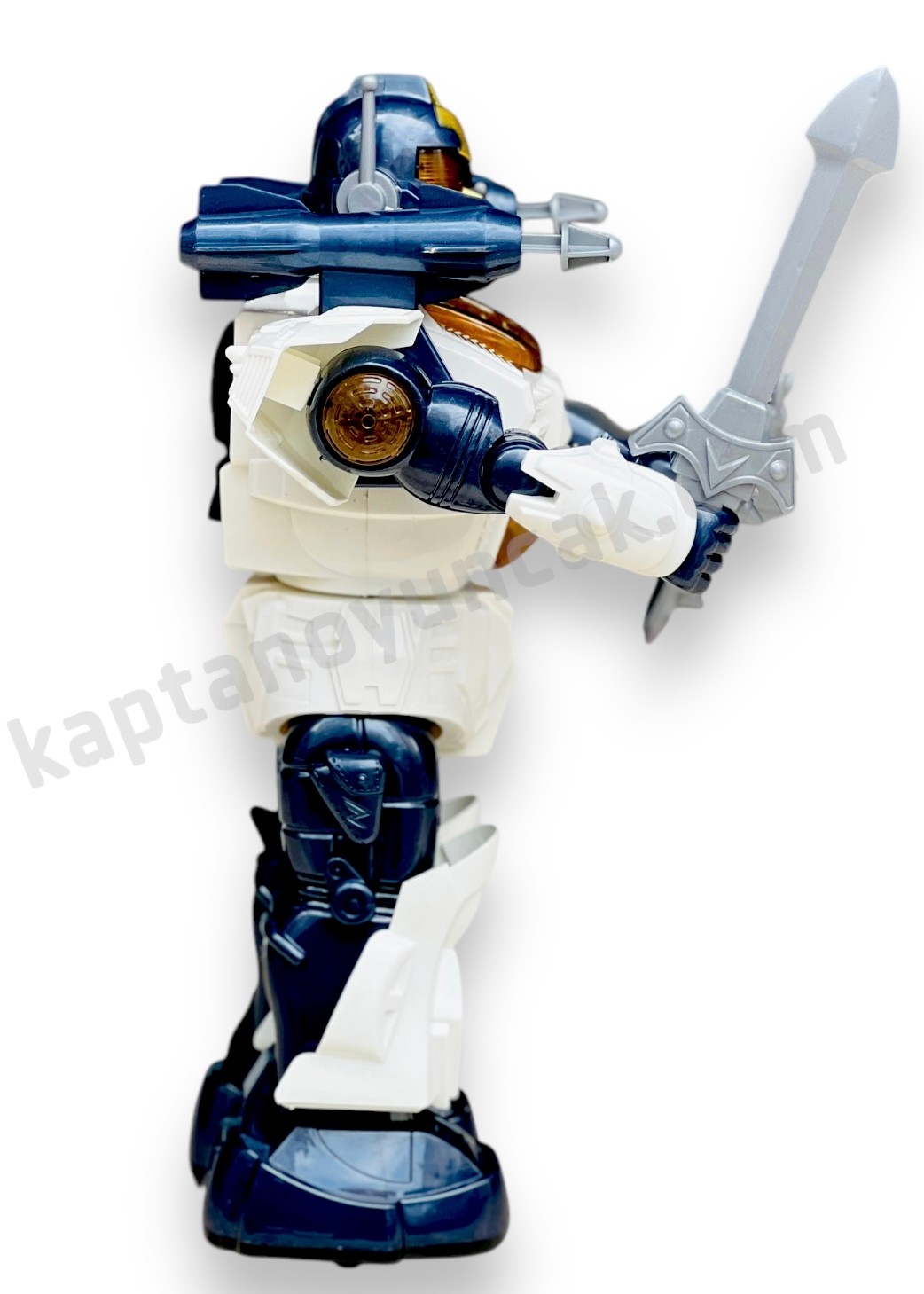 Sesli Işıklı Hareketli Roket Fırlatan Akıllı Robotum