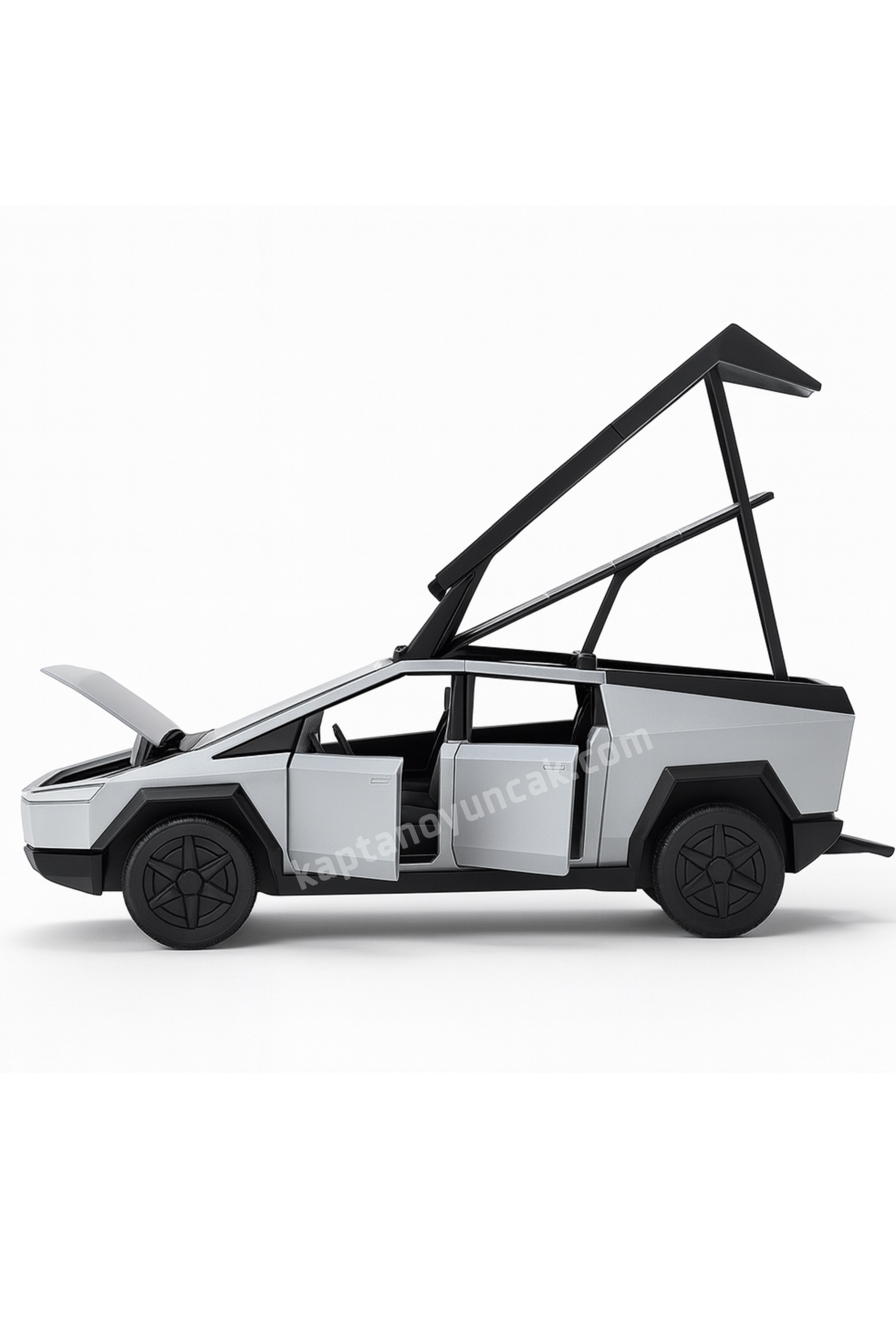 Çek Bırak Sesli Işıklı Metal Tesla Cybertruck