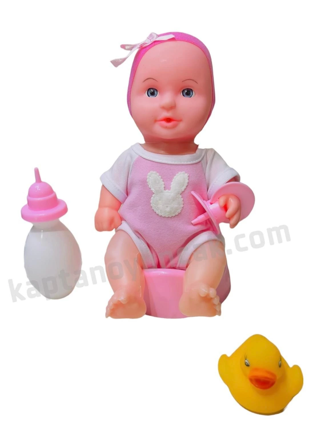 Global Altını Islatan Sesli Bandanalı Robin Bebek