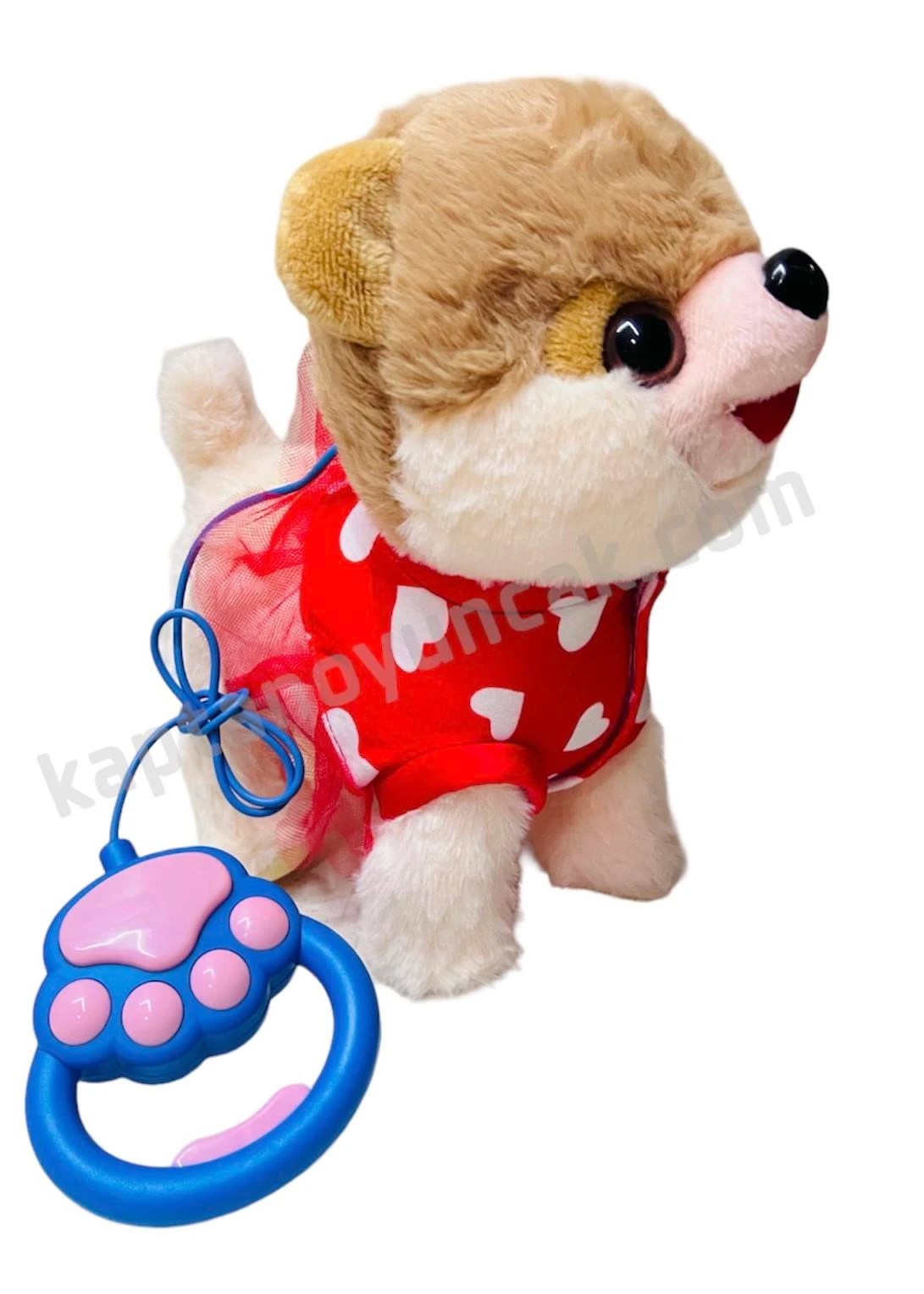 Süslü Köpek Pilli Kumandalı Sesli Yürüyen Sevimli Köpek