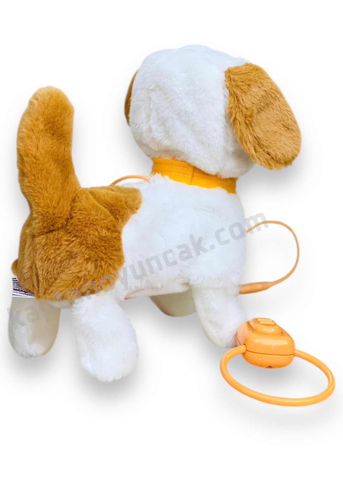 Tasmalı Hareketli Yürüyen Peluş Köpek 