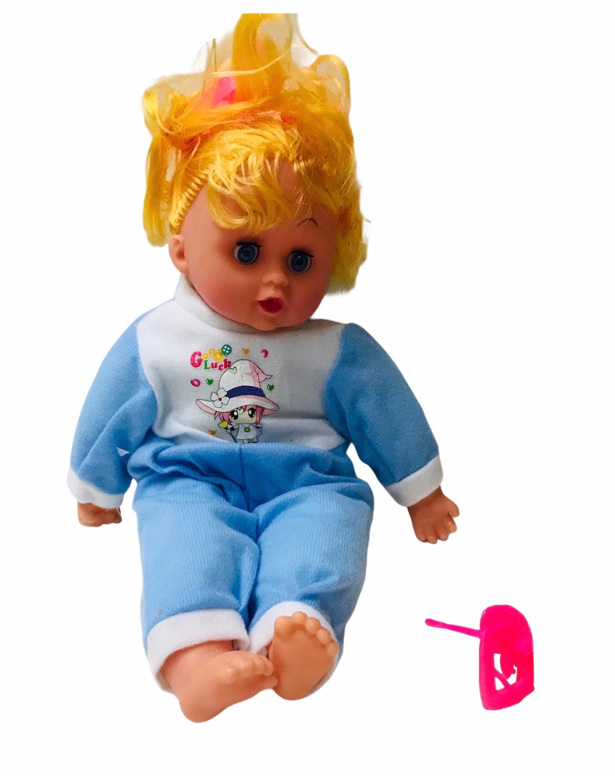 Emzikli Ağlayan Bez Bebek Oyuncak