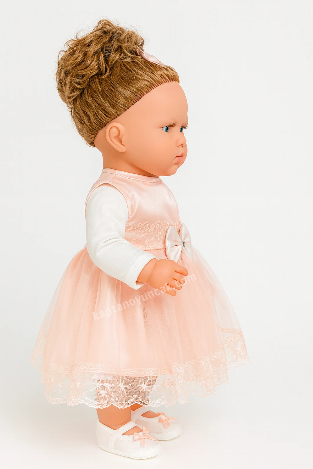 Özel Kıyafetli Türkçe Konuşan Sesli Azra Bebek 60 Cm Kahverengi Saçlı