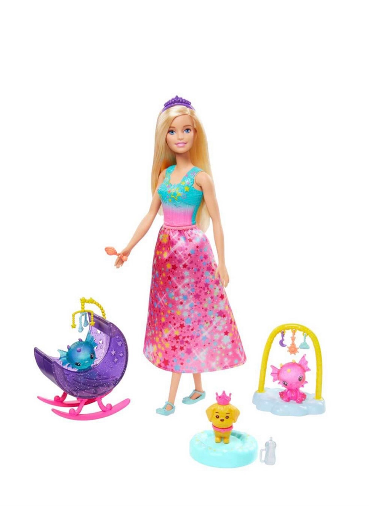 Barbie Dreamtopia Prenses Bebek ve Aksesuarları Oyun Seti
