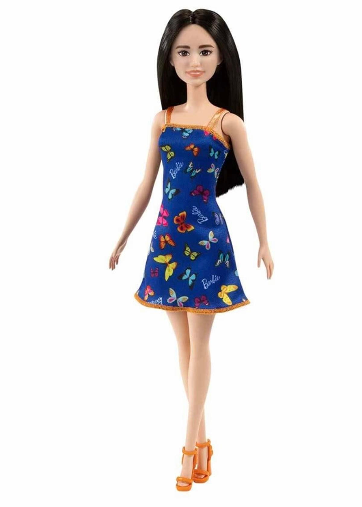 Barbie Şık Barbie Bebek - Mavi Kelebekli