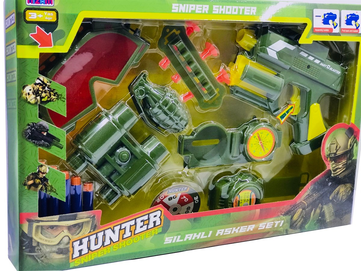 Nerf Silahlı Asker Oyuncak Seti