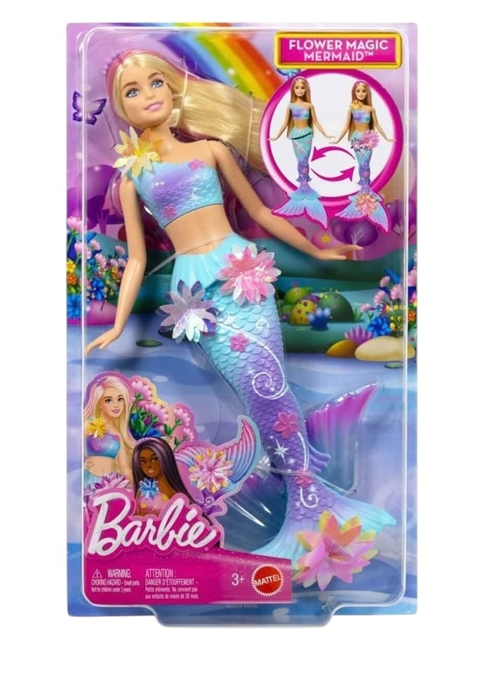 Barbie Büyülü Çiçekler Deniz Kızı Bebeği JDM72