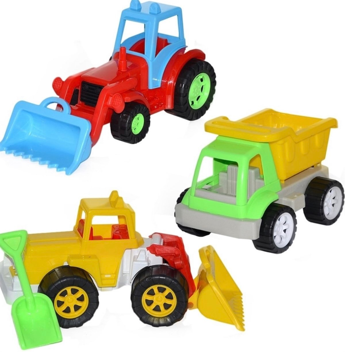 Can Kamyon Dozer Traktör 3 lü Oyuncak Seti
