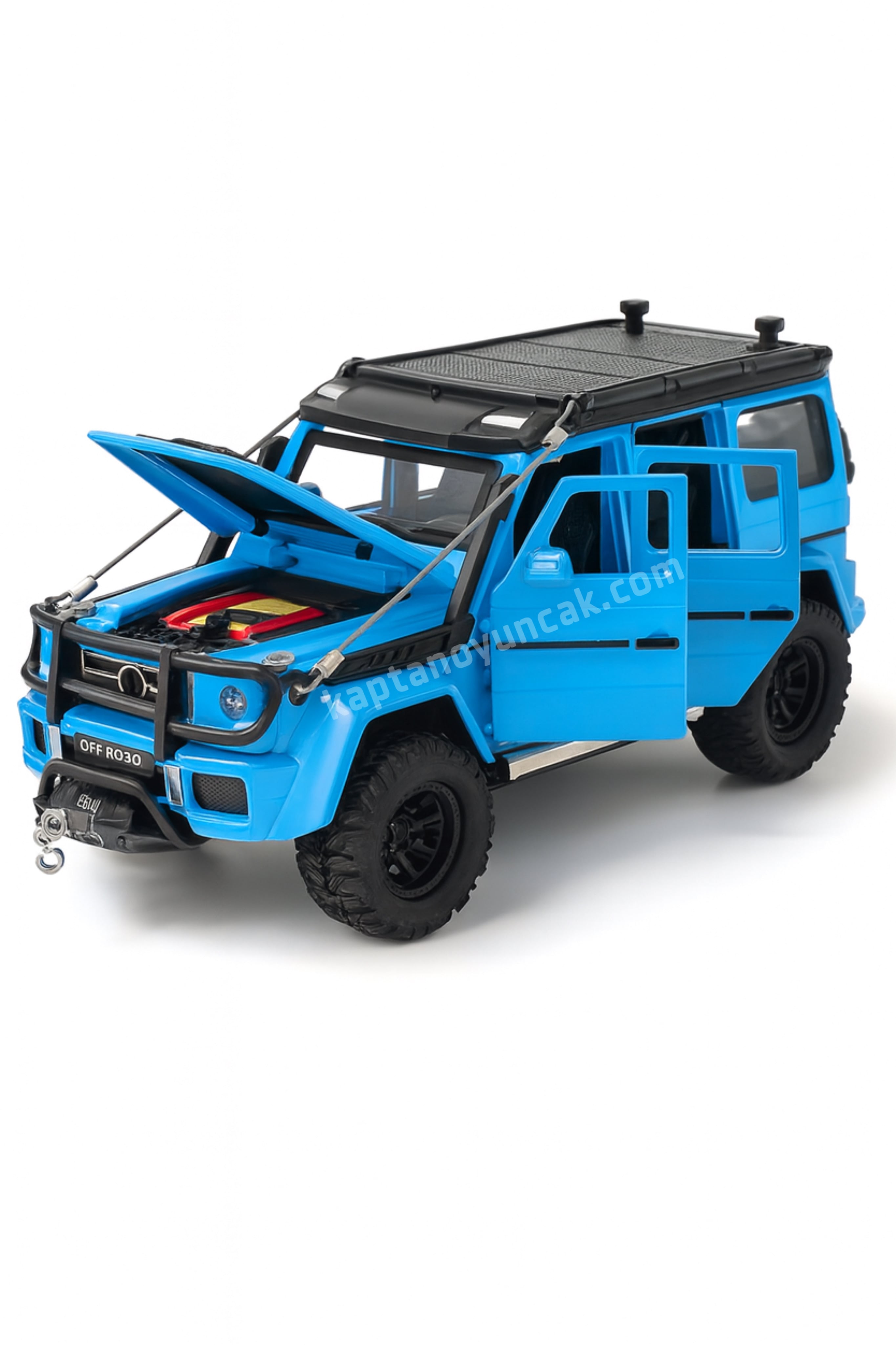 Çek Bırak Sesli ve Işıklı Ağır Metal Jeep
