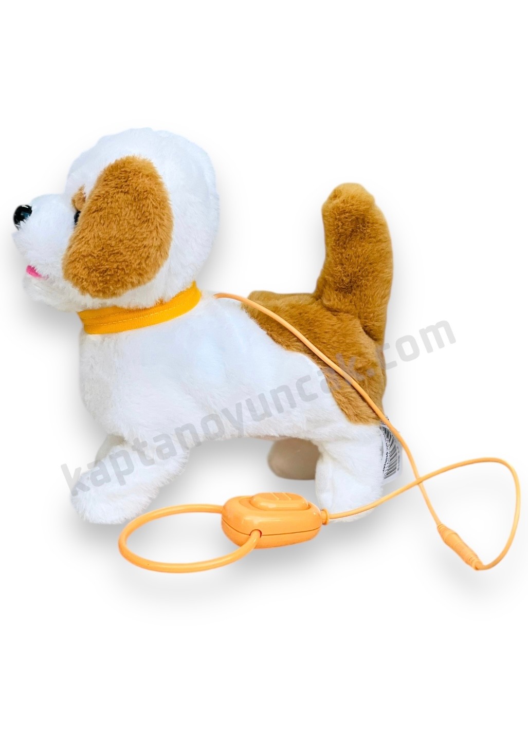 Tasmalı Hareketli Yürüyen Peluş Köpek 