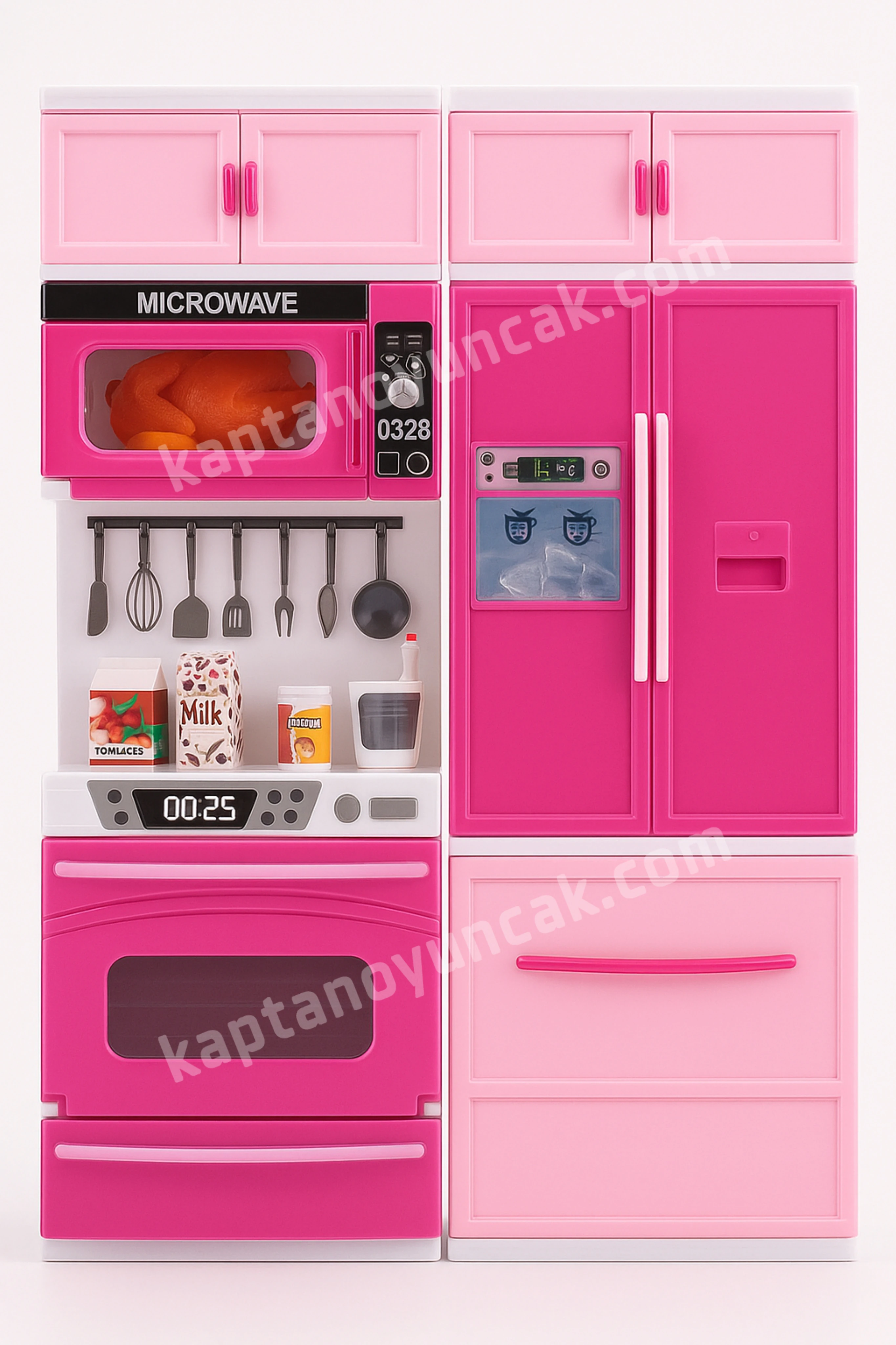 Oydaş My Lıttle Chefs 4'lü Mutfak Seti Tüm Kapakları Açılır Kapanır