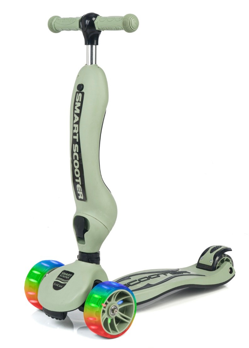 Smart Tekerlekleri Led Işıklı Oturaklı Scooter