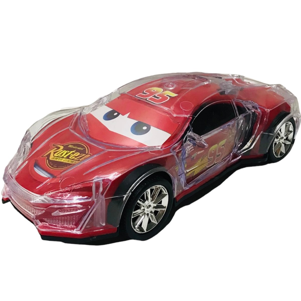 Cars Şimşek Mcqueen 3D Işıklı Sesli Sensörlü Araba