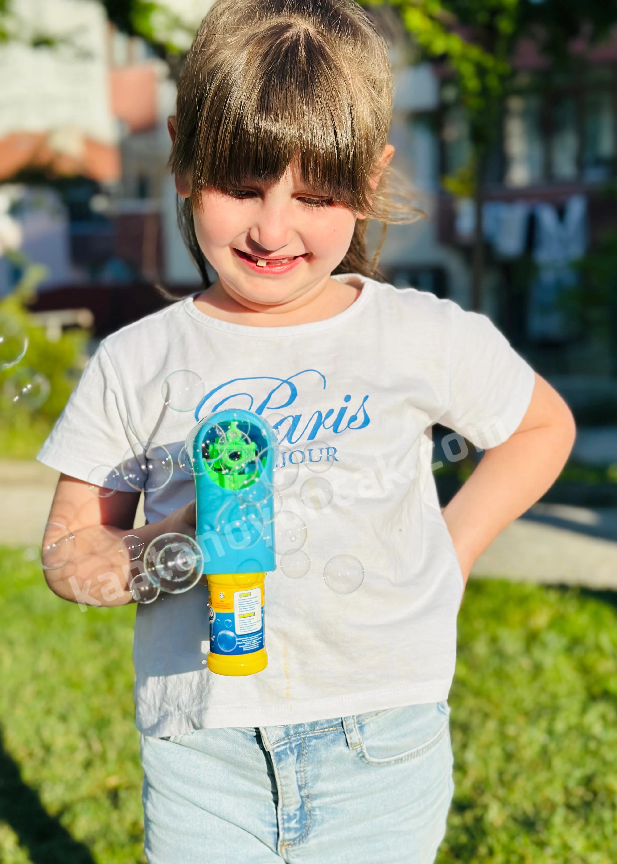 Kayyum Otomatik Işıklı Köpük Tabancası Bizzy Bubble