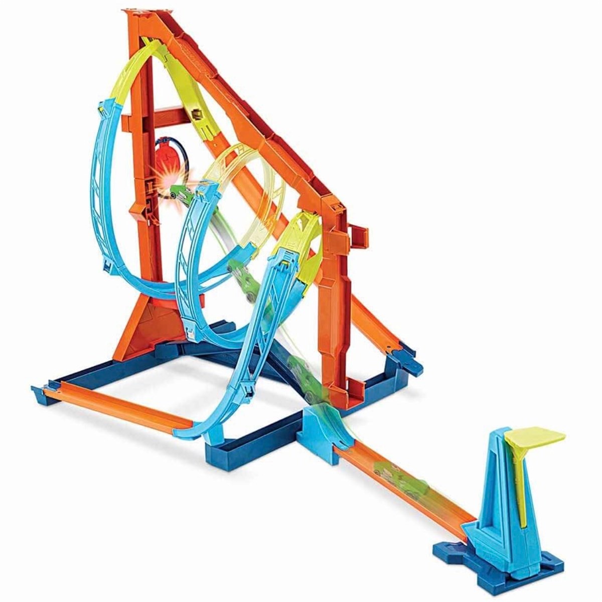 Hot Wheels Track Builder Unlimited Spiral Dönüşlü Pist HDX79
