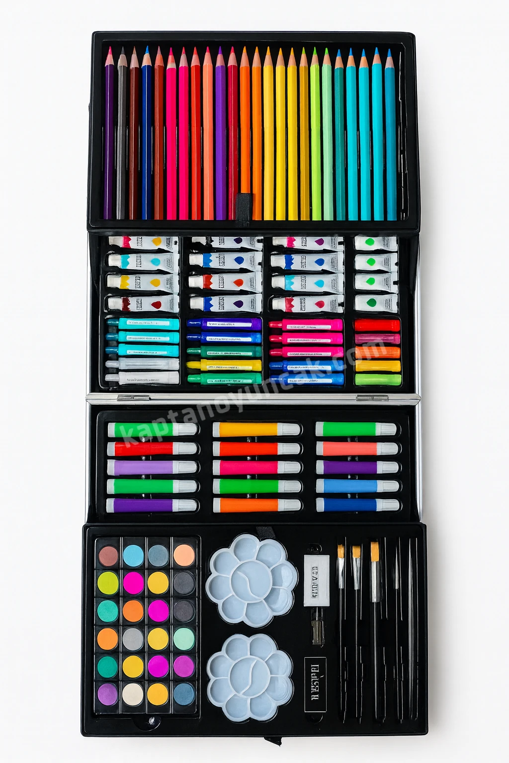 Metal Çantalı Pony Çocuk Boyama Oyun Seti