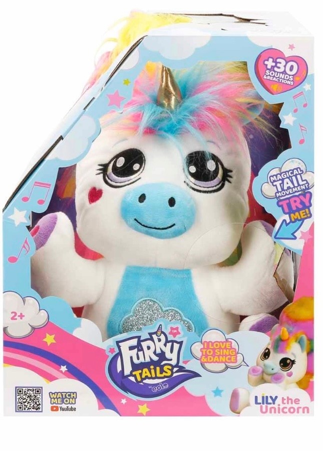 Lily Sesli ve Işıklı Peluş Unicorn 