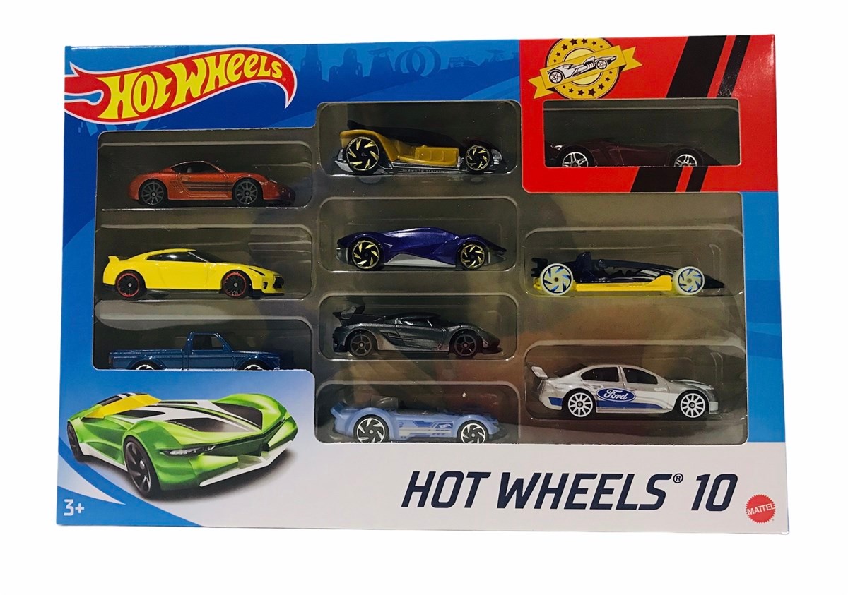 Hot Wheels 10 lu Onlu Metal Araba Seti