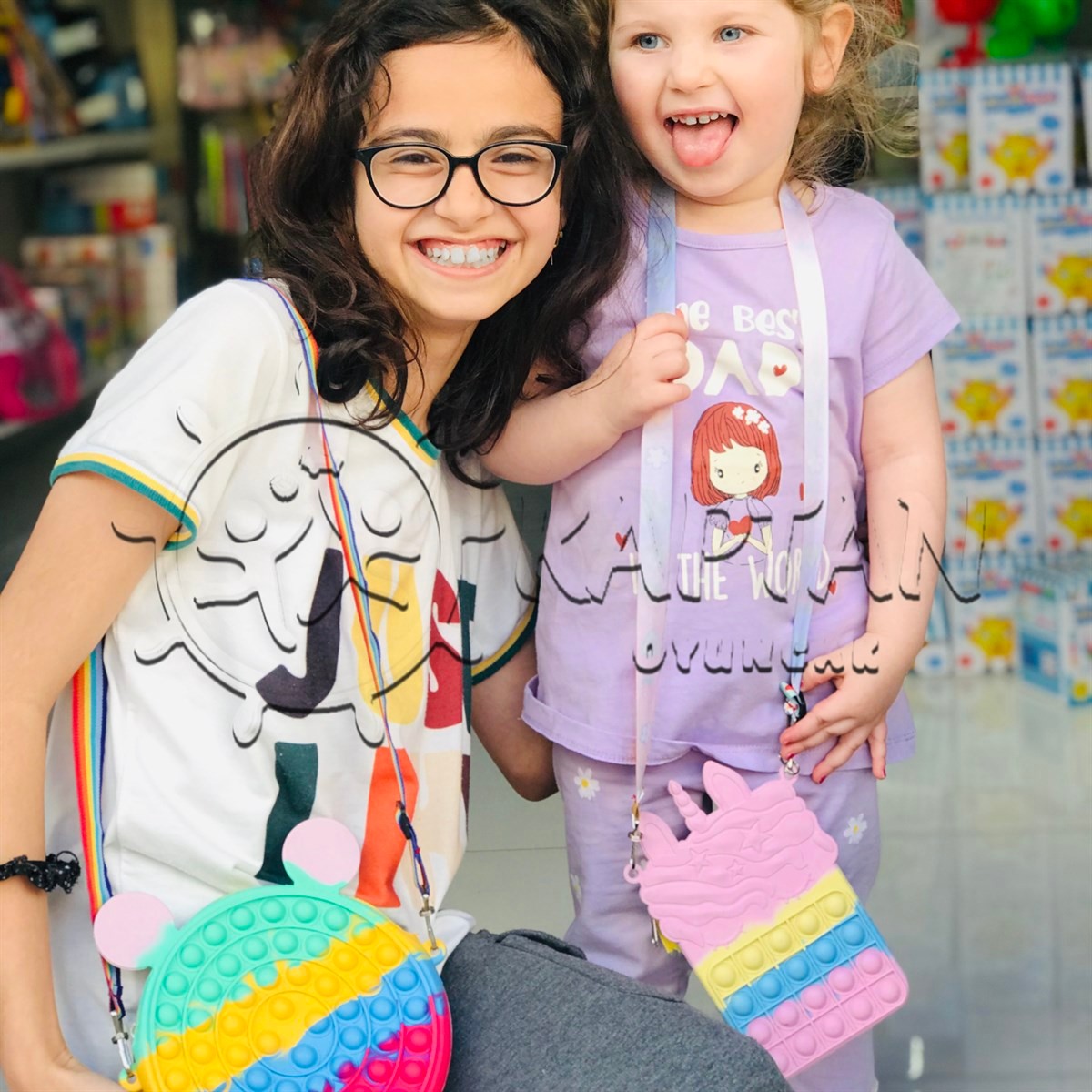 Popit Unicorn Çanta - Pop İt Askılı Çanta