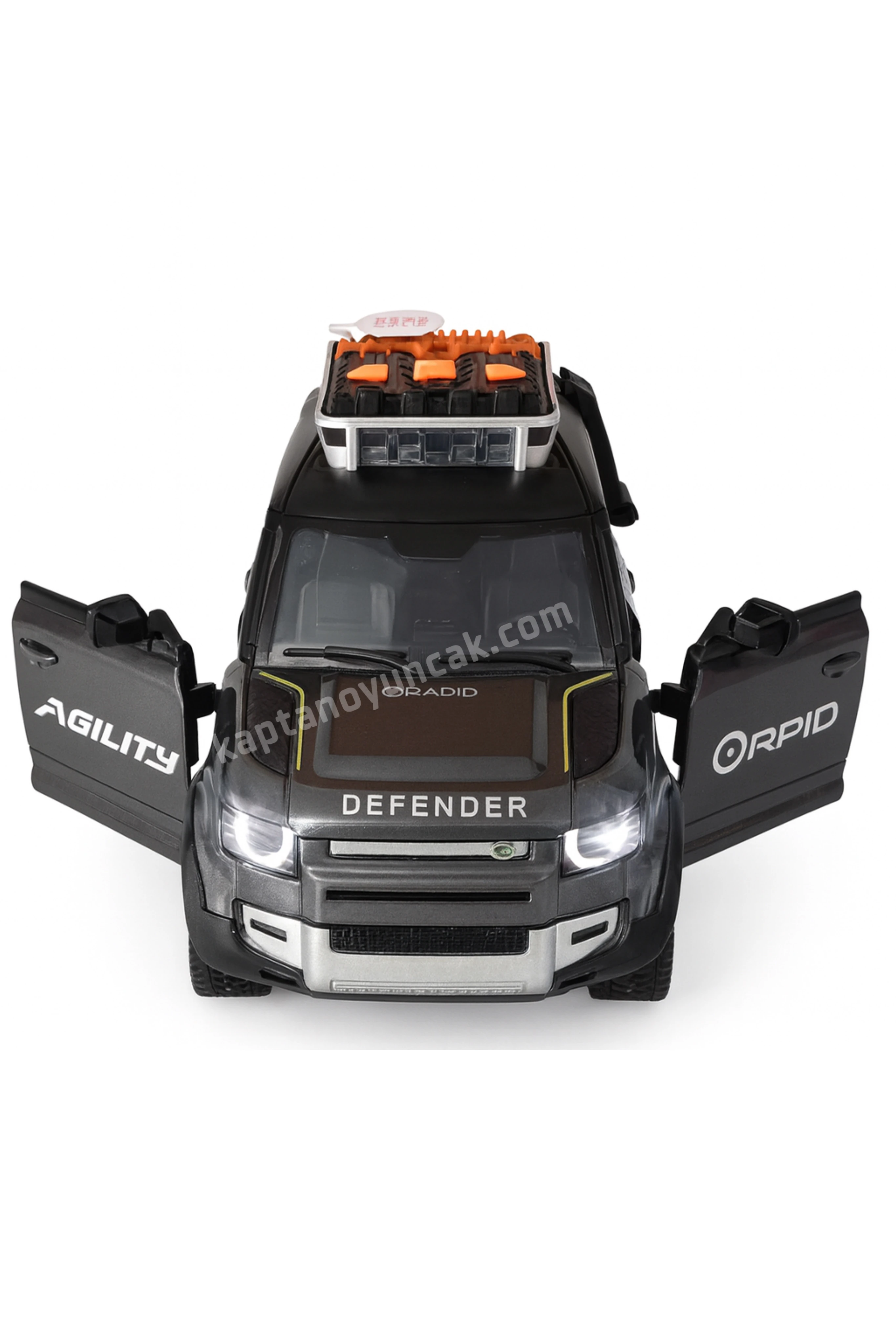 Sürtmeli Sesli Işıklı Polis Off Road Araba