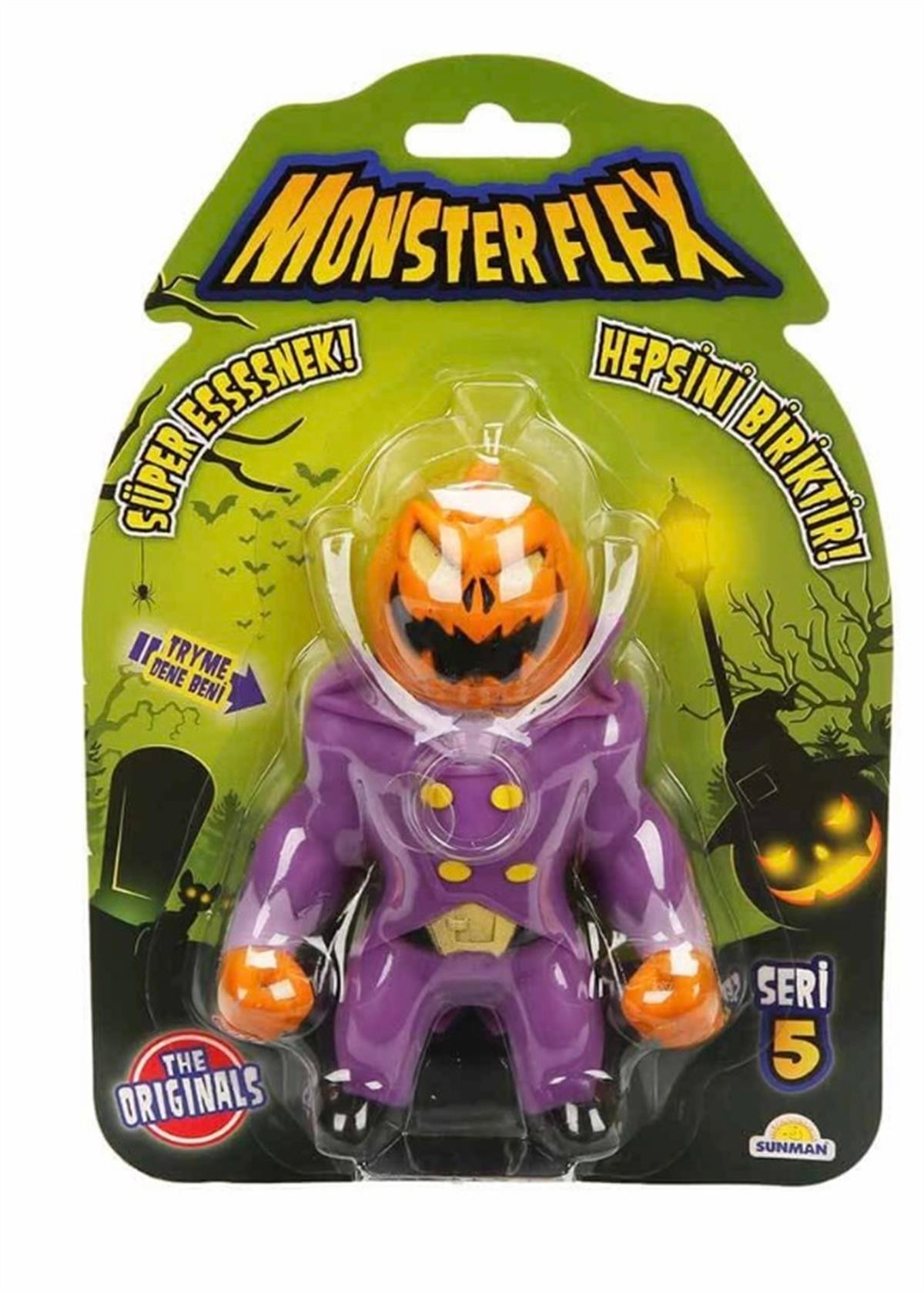 Monster Flex Süper Esnek Figür Pumpkin Head