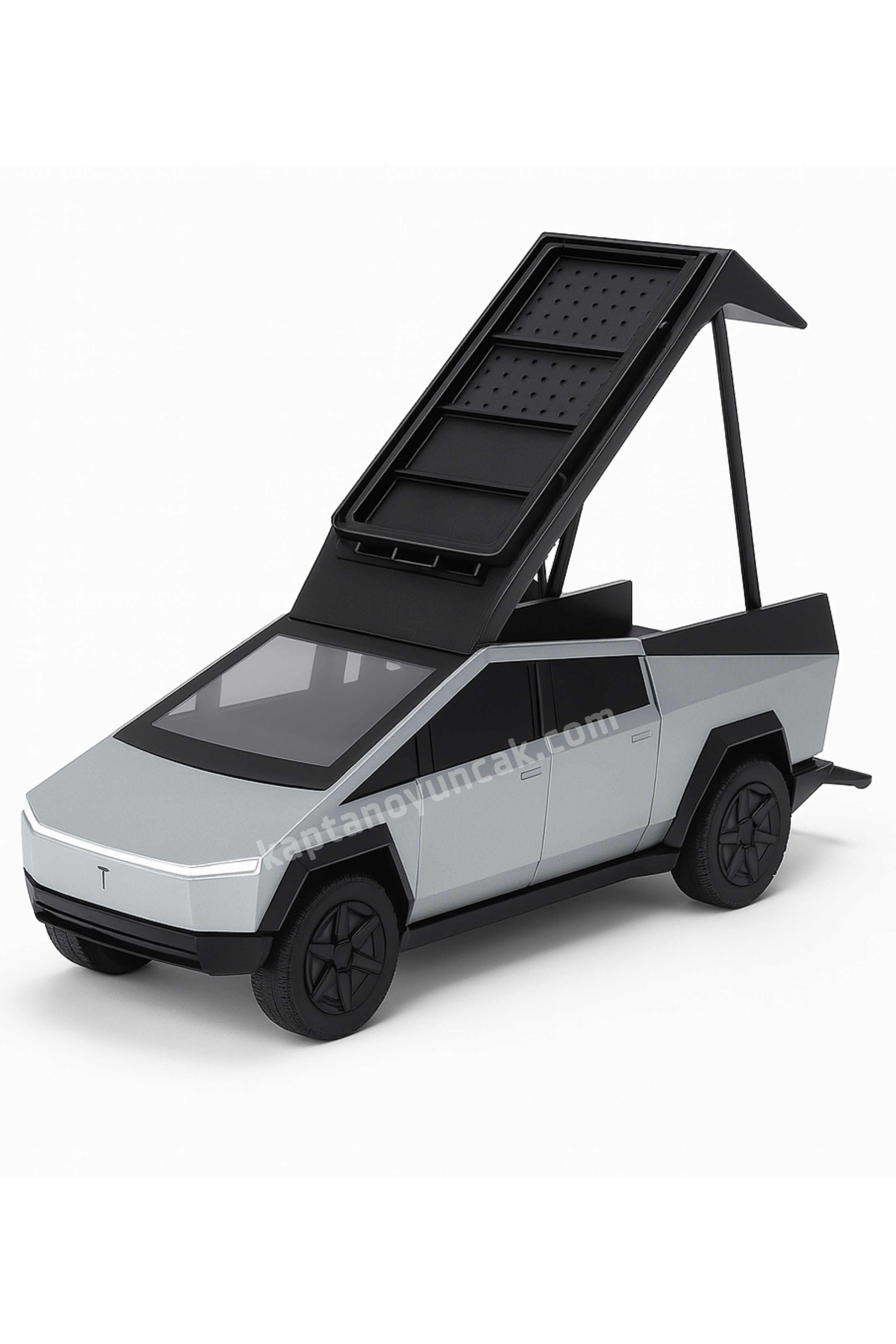Çek Bırak Sesli Işıklı Metal Tesla Cybertruck