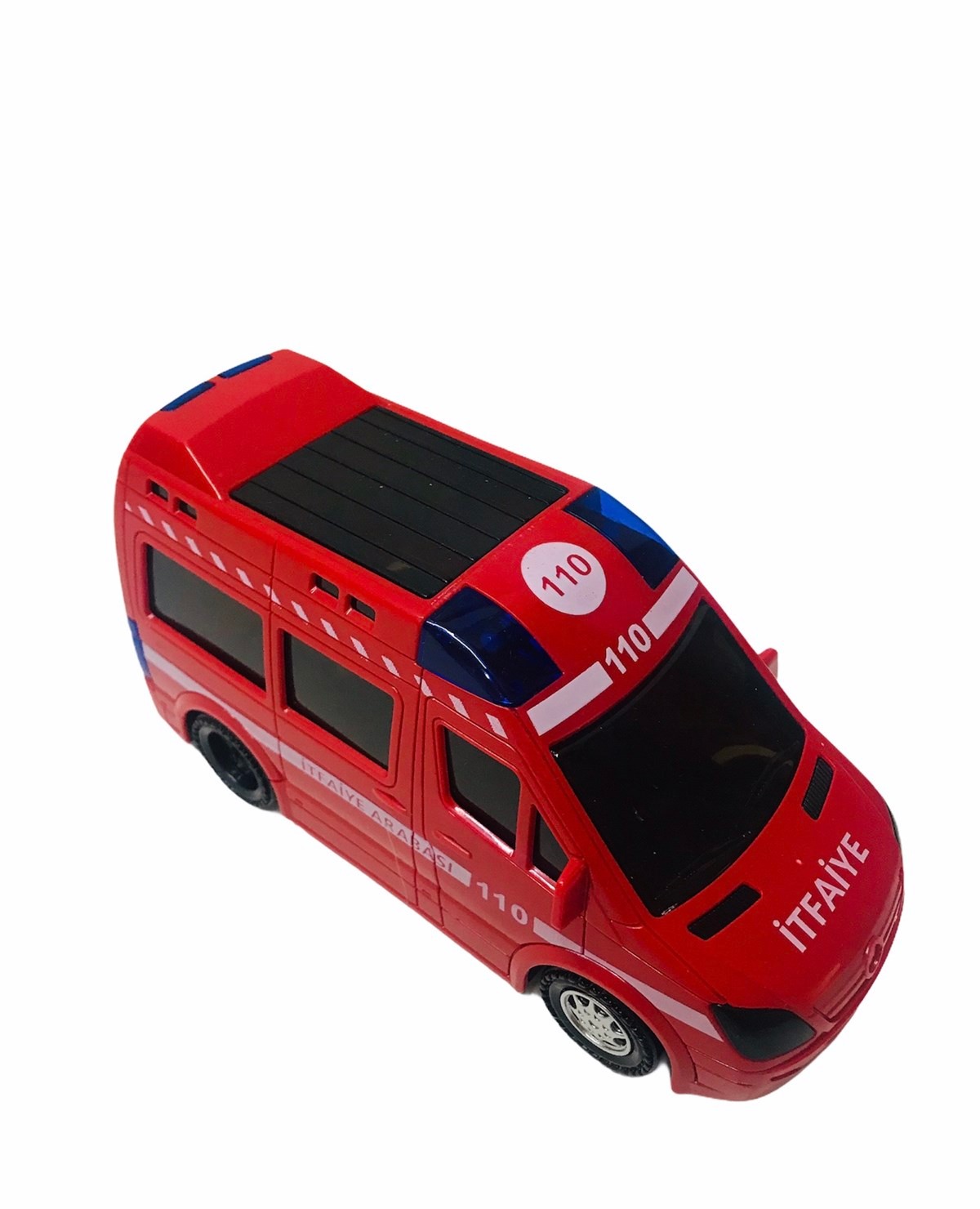 Prestij 3D Işıklı Türkçe Konuşan 110 İtfaiye Arabası