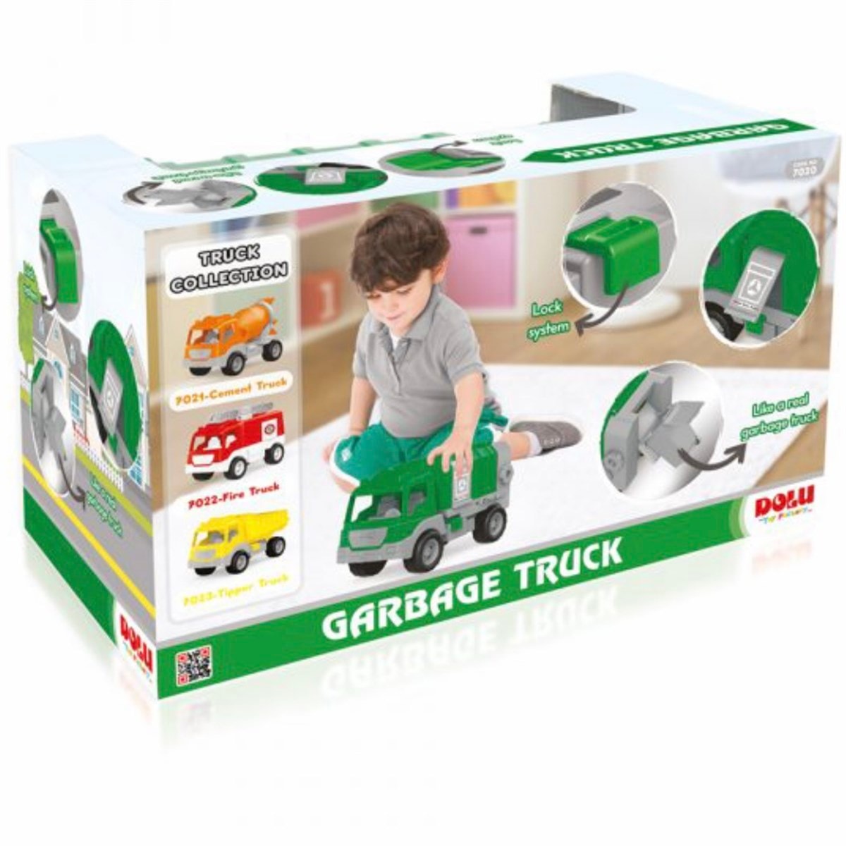 Dolu Çöp Kamyonu 43 Cm