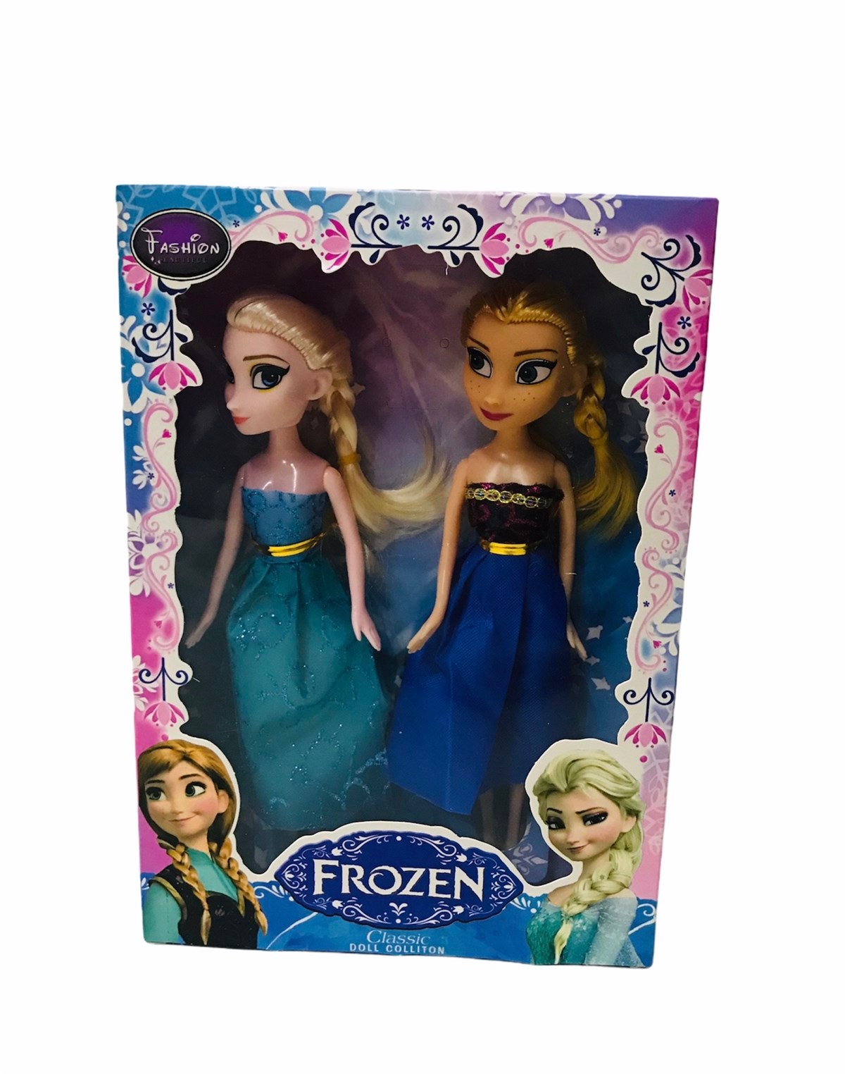 Frozen Elsa Anna 2li Oyuncak Bebek