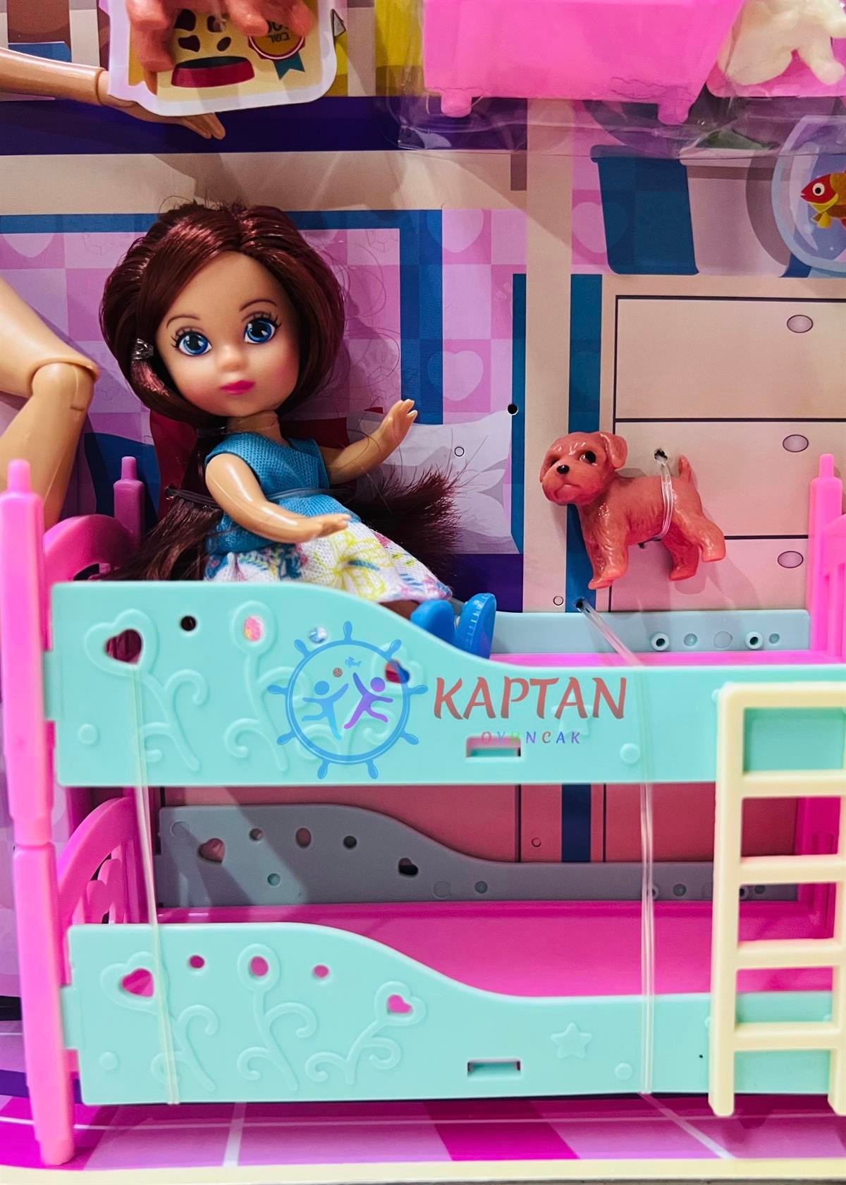 Vardem Aksesuarlı Ranzalı Eklemli Bebek