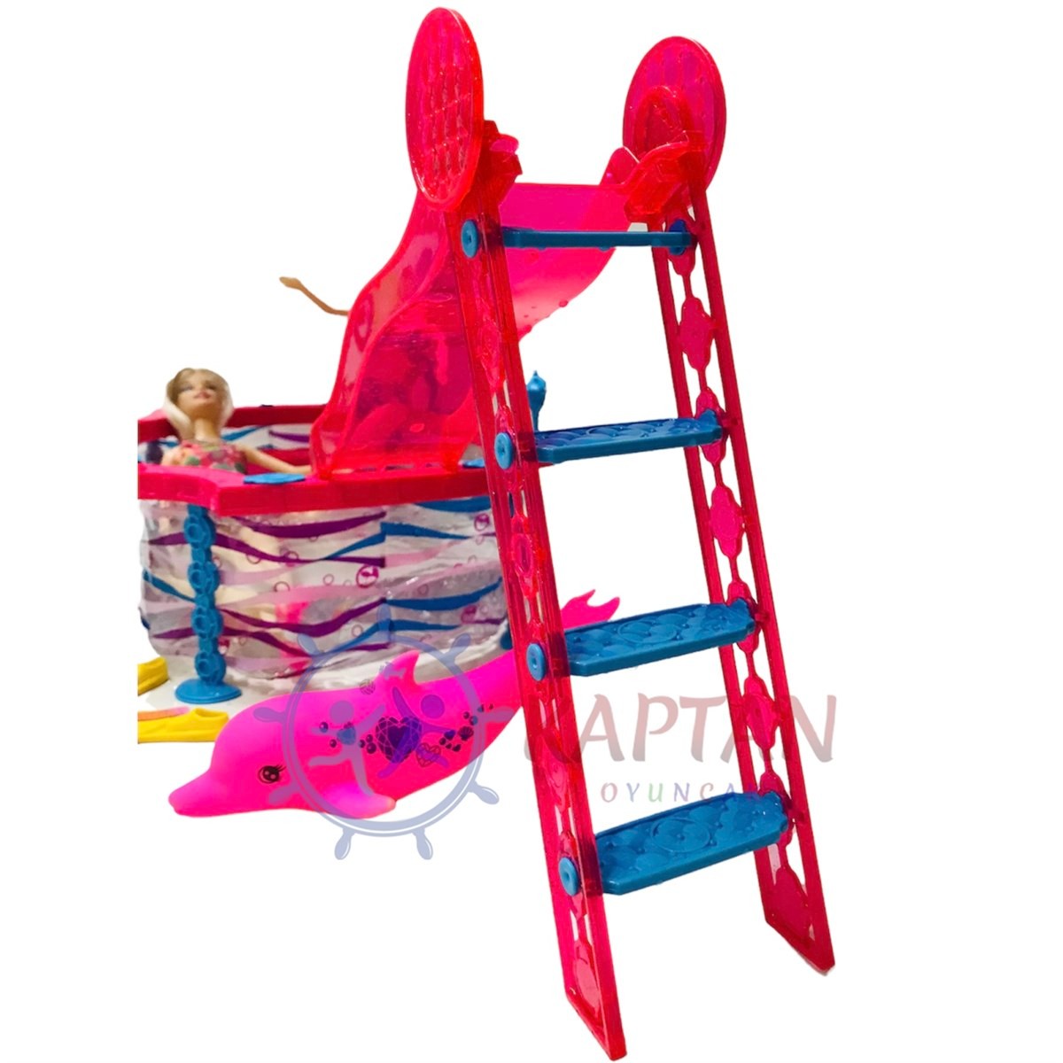 Can-Em Oyuncak Baonier 2'li Bebek Yüzme Havuzlu Oyun Seti