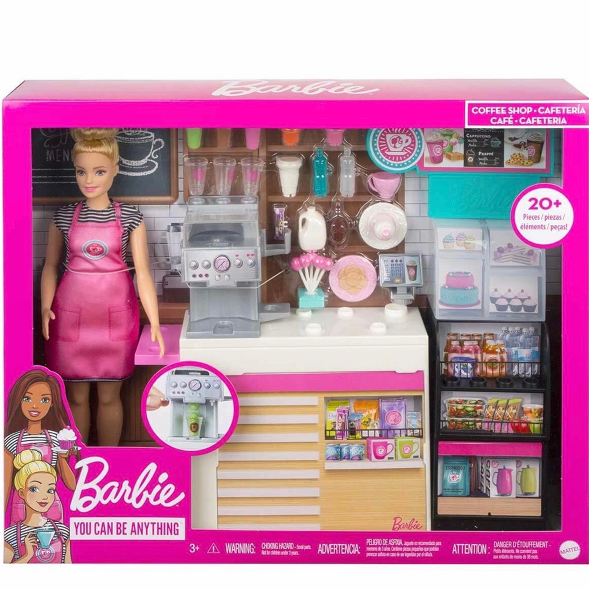 Barbie Kahve Dükkanı Oyun Seti GMW03