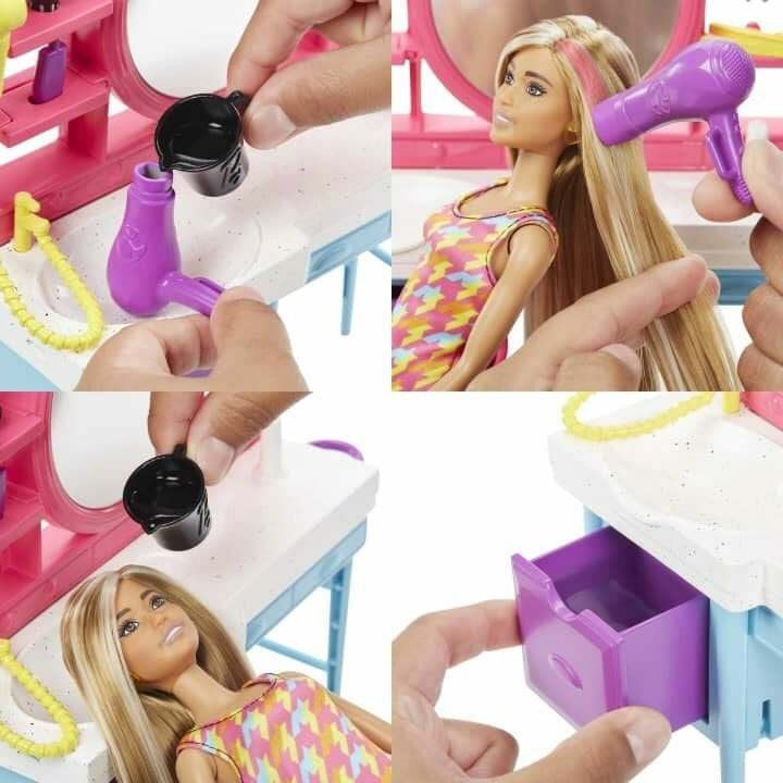 HKV00 Barbie Muhteşem Kuaför Oyun Seti