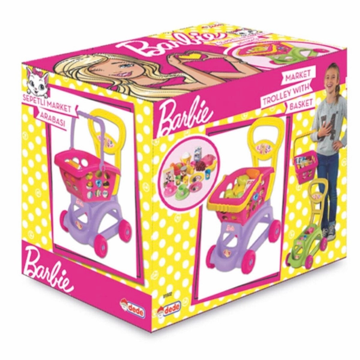 Dede Barbie Sepetli Market Arabası