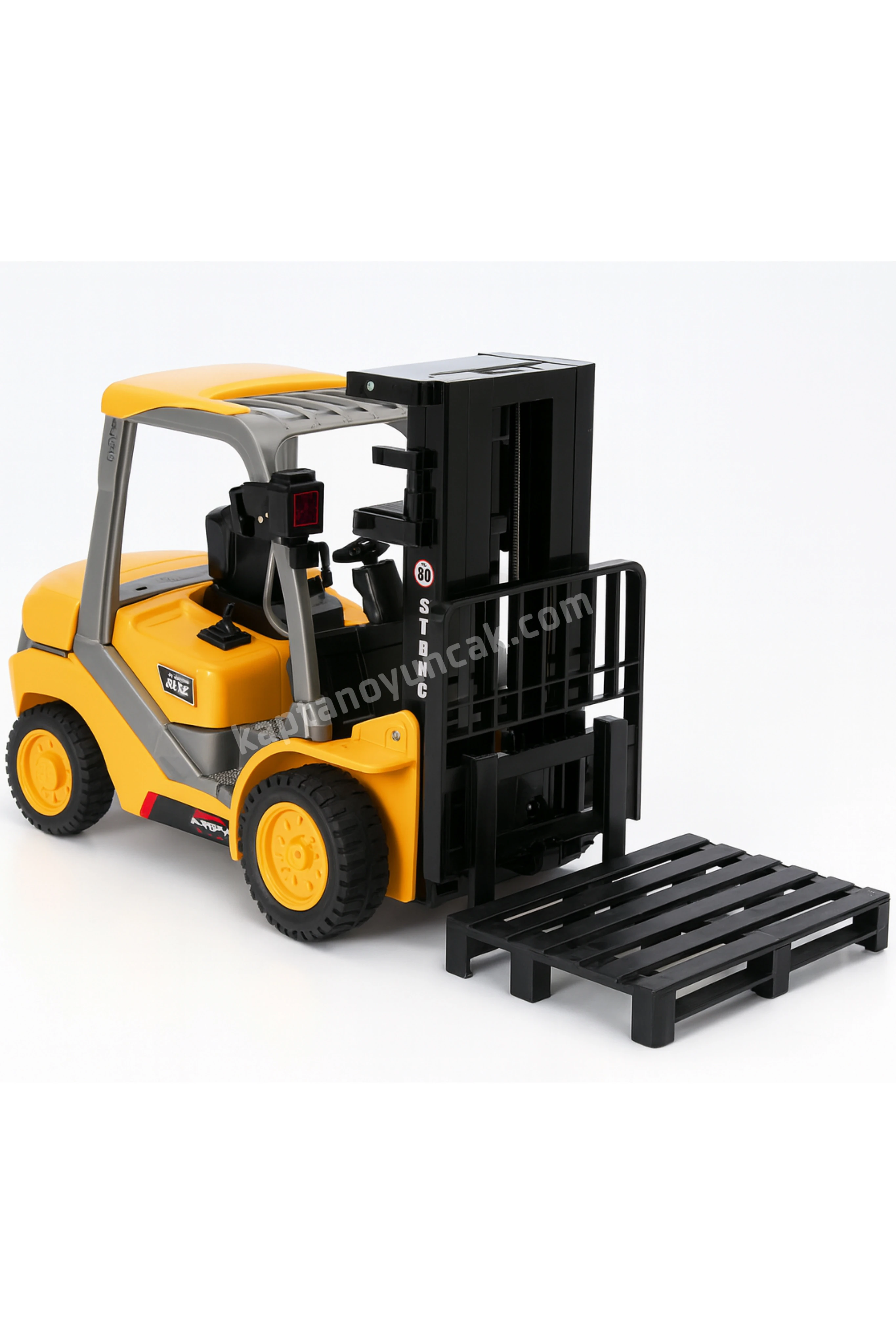 Uzaktan Kumandalı Full Fonksiyonlu Şarjlı İş Makinası Forklift Aracı