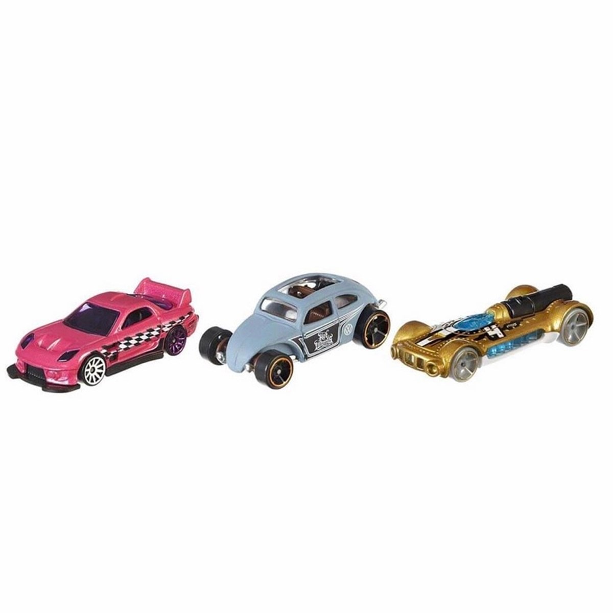 Hot Wheels 3'lü Metal Araba Seti - K5904