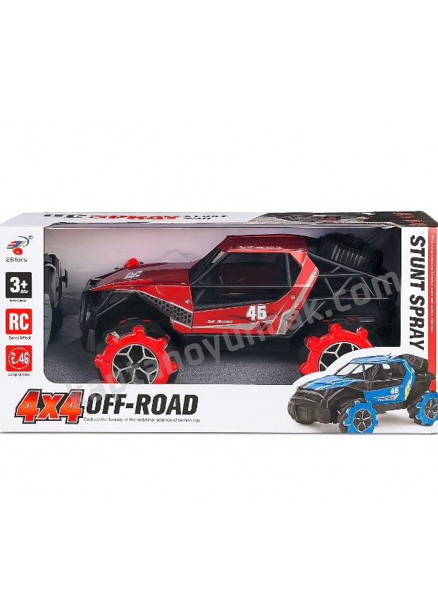 Uzaktan Kumandalı 4x4 Duman Çıkartabilen Şarjlı Off Road Arazi Araba