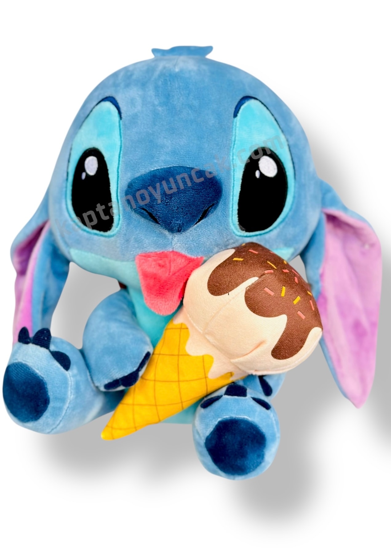 Lisanslı Dondurma Yiyen Peluş Stitch 25 Cm