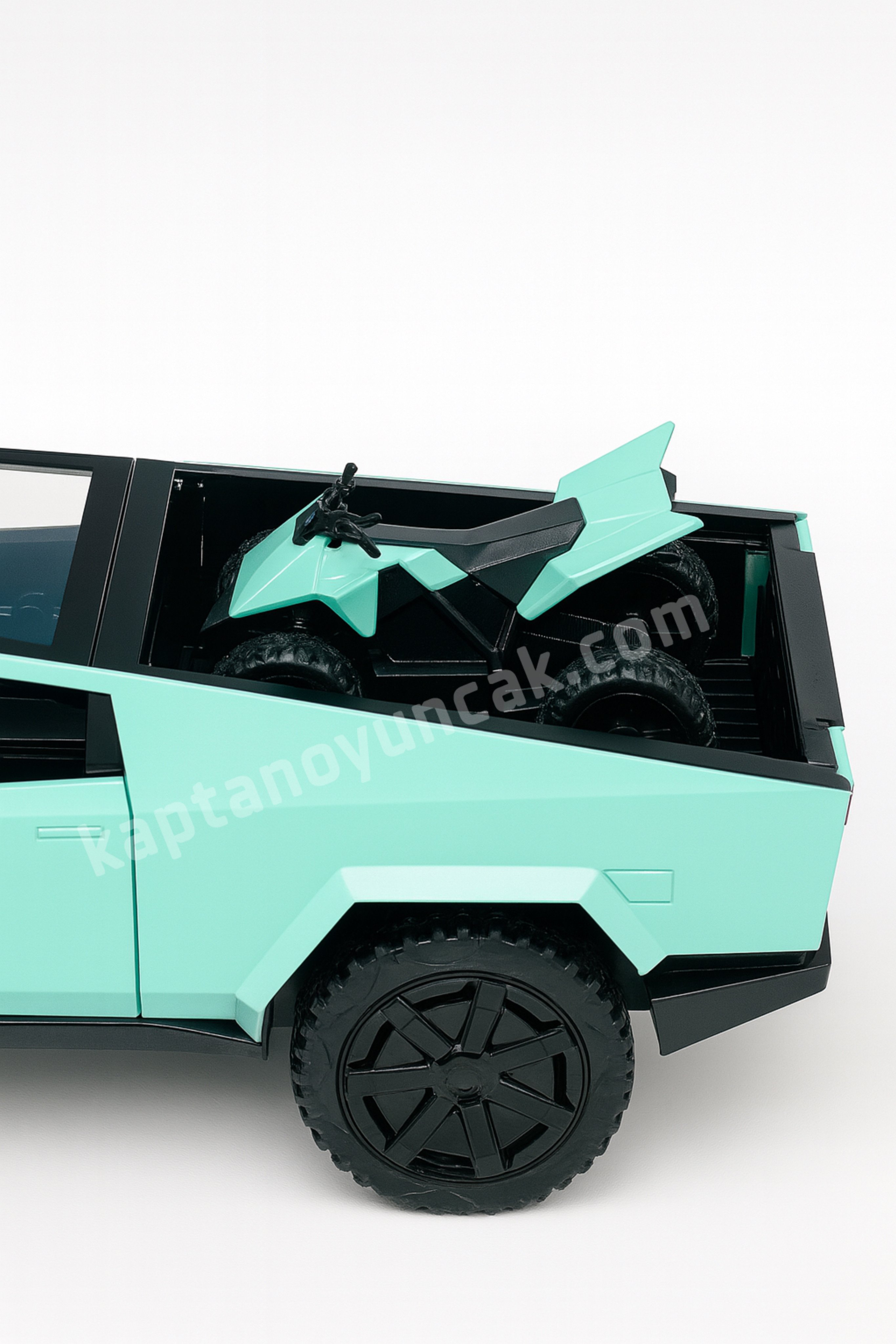 Çek Bırak Sesli Işıklı Metal Tesla Cybertruck