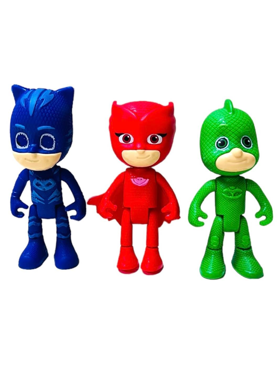 Pjmasks Pj Maskskeliler 6 Figür 3 Araç Figür Oyuncak Seti