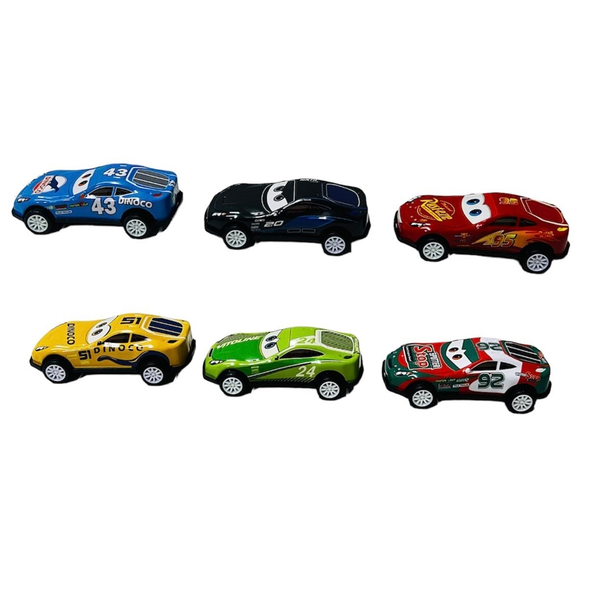 Cars Şimşek Mcqueen 6'lı Araba