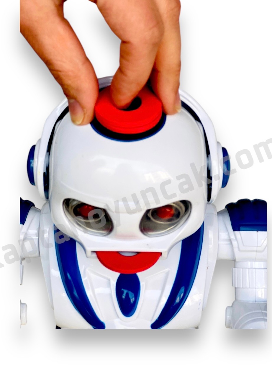 Sesli Işıklı Hareketli Disk Fırlatan Akıllı Robotum