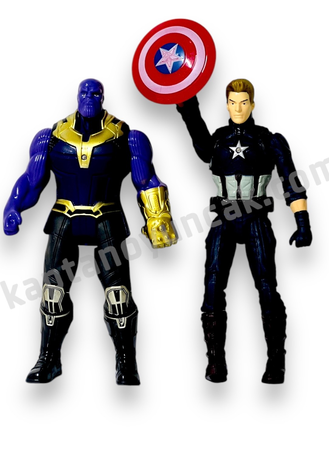 Avengers Süper Kahramanlar 8'li Oyuncak Seti İronman Siyah Panter Örümcek Adam Hulk Venom Thanos Kaptan Amerika